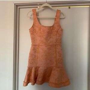 Alexis Orange Floral Mini Dress